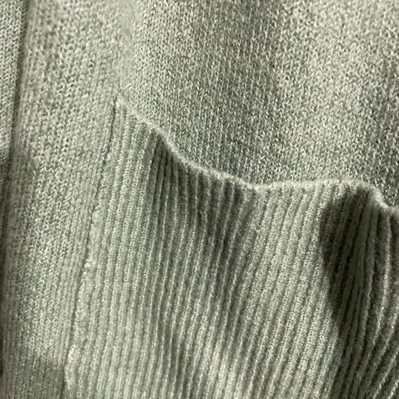 Marled by Reunited Size M Green Marled Cardigan Soft Touch Knit Cool-Weather Wea - Picture 10 of 12